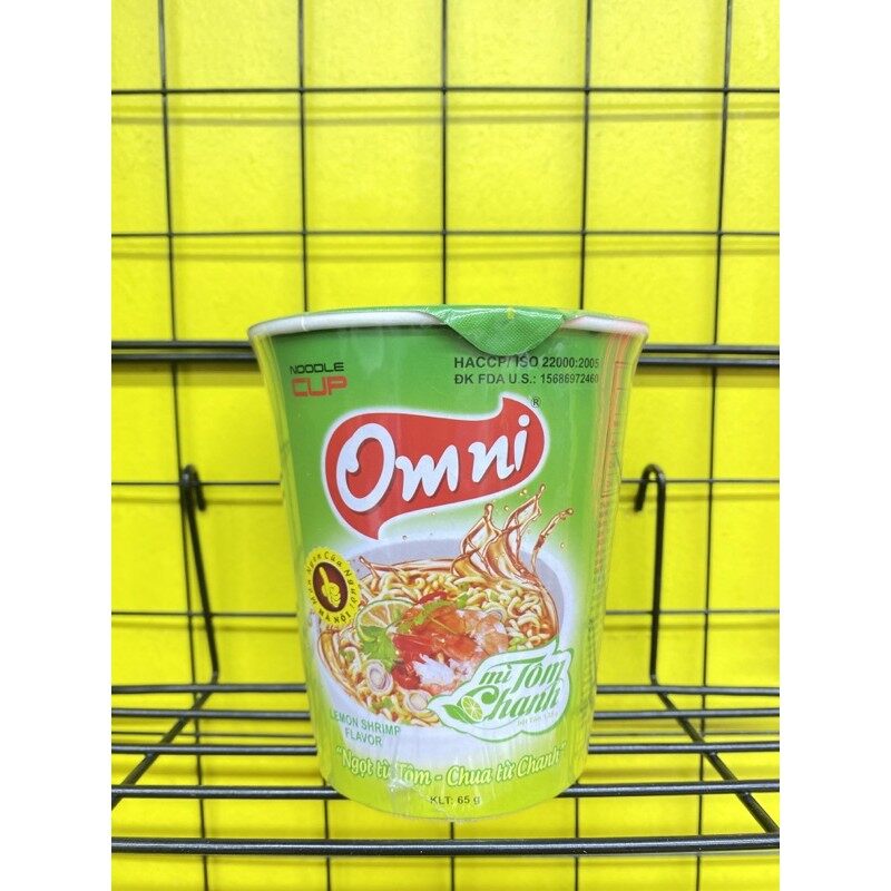 Mì Tôm Chanh Omni Ly 65G