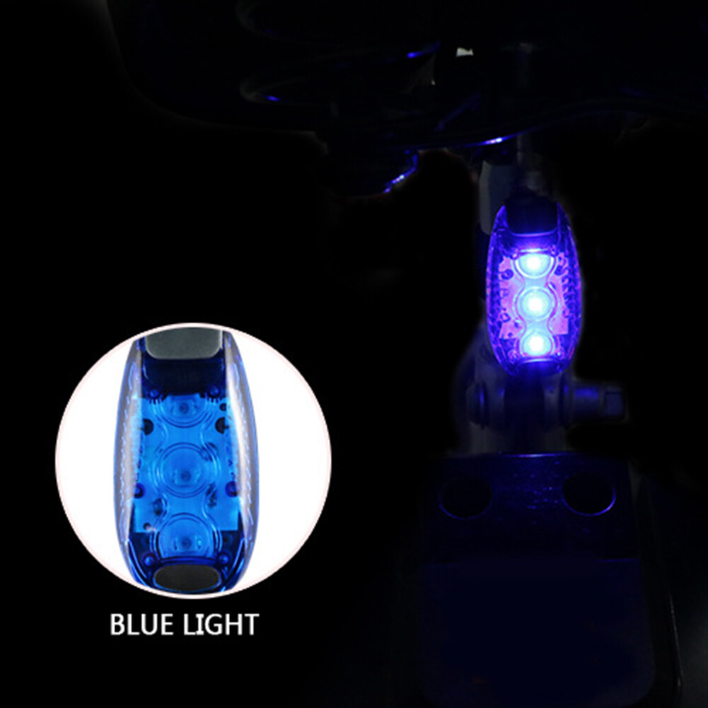 Đèn 3 Chế Độ Kẹp Đèn Đa Năng 5 Đèn LED Chạy An Toàn Nhấp Nháy Cảnh Báo Chạy Bộ