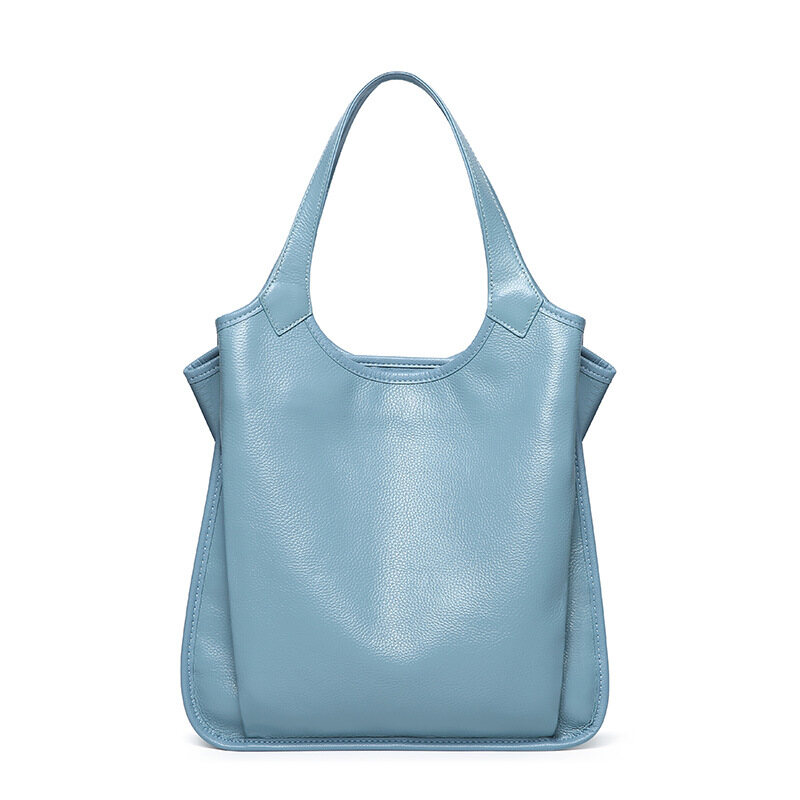 Royal Bagger Ladies Tote Bags Europe Style Women Genuine Cow Leather Shoulder Bag Handbag Purse