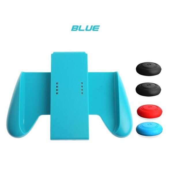 Tay Cầm Điều Khiển JoyCon Nintendo Switch Tay Cầm Thoải Mái Tay Cầm Công Tắc N Bánh Xe Giá Đỡ + 4 Nắp Cho NS Joysitck