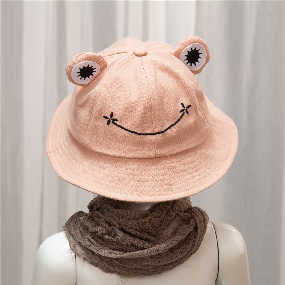 Hiking Hat Sunscreen Hat Outdoor Hat Beach Fishing Cap Fashion Hat Frog Bucket Hat Summer Autumn Hat