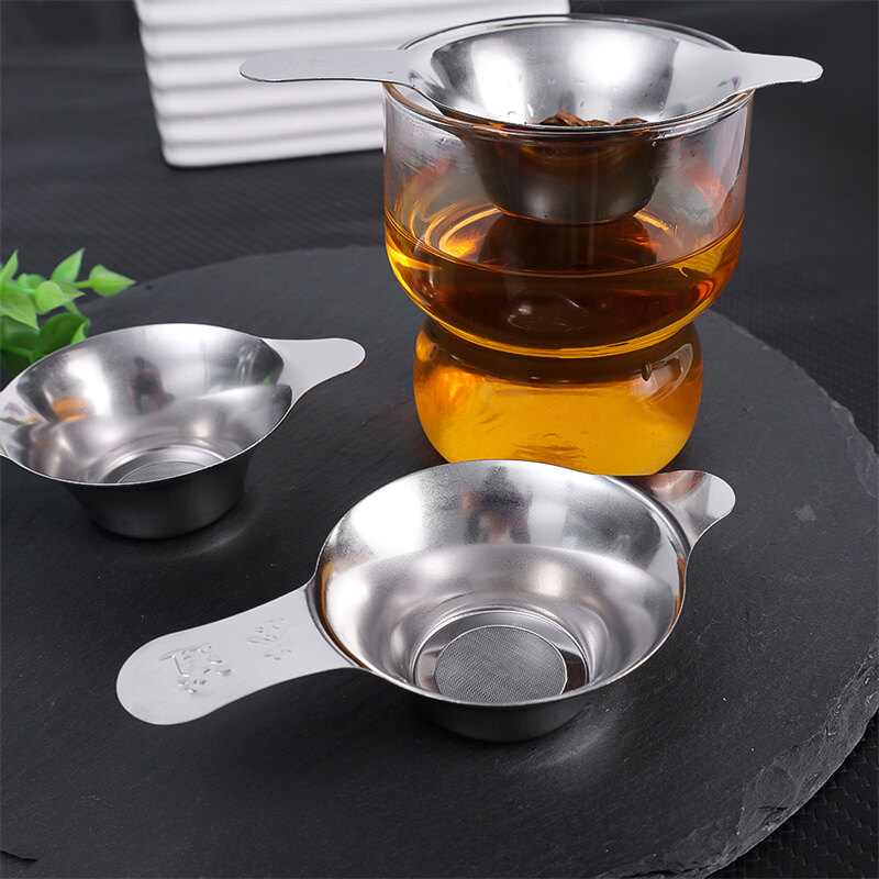 Mảnh bằng thép không gỉ lưới bộ lọc trà lọc lọc bộ lọc trà S lá ấm trà Bộ lọc gia vị phụ kiện nhà bếp