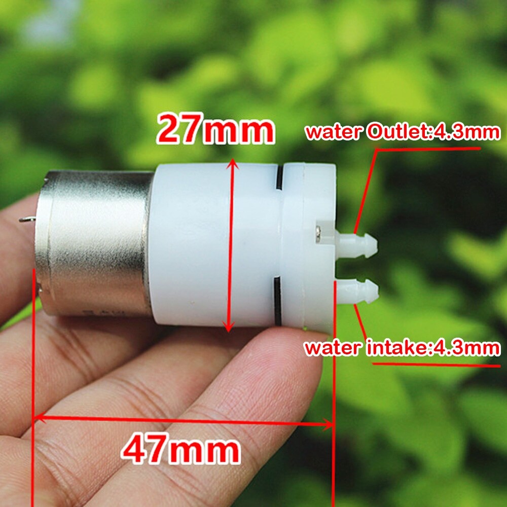 5-24VDC 370 Water Pump Water Flow 0.6-0.9L/min For Drinking DIY ICXLPMC