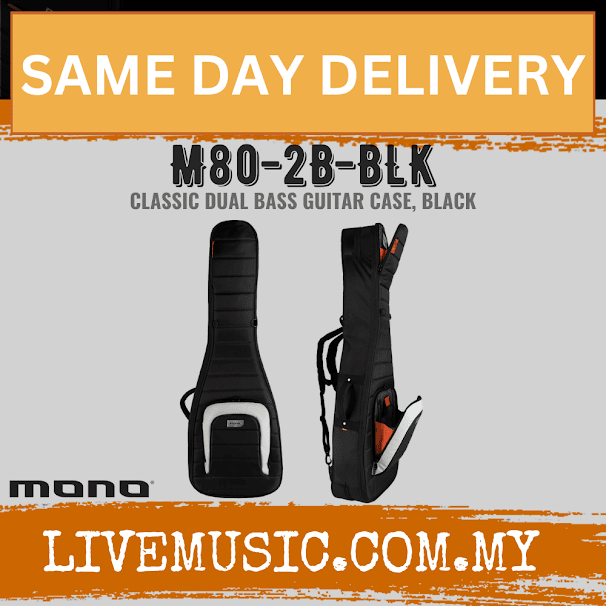 Mono Classic Dual Bass Guitar Case - Black (M80-2B-BLK) | Lazada