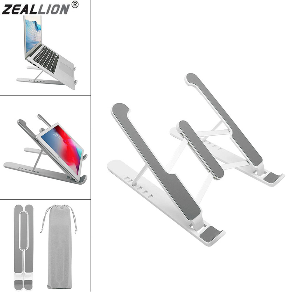 Zeallion Xách Tay Có Thể Gập Lại Máy Tính Xách Tay Đứng, Sổ Tay Hỗ Trợ Dành Cho Macbook Pro Giá Đỡ Máy Tính Xách Tay, Giá Đỡ Làm Mát Bằng Nhôm