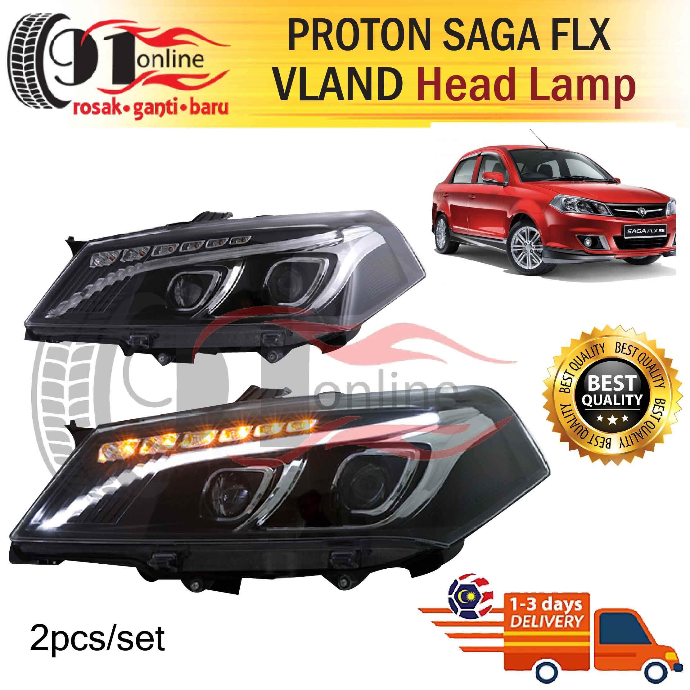 Proton Saga FLX LED headlamp Vland Lazada