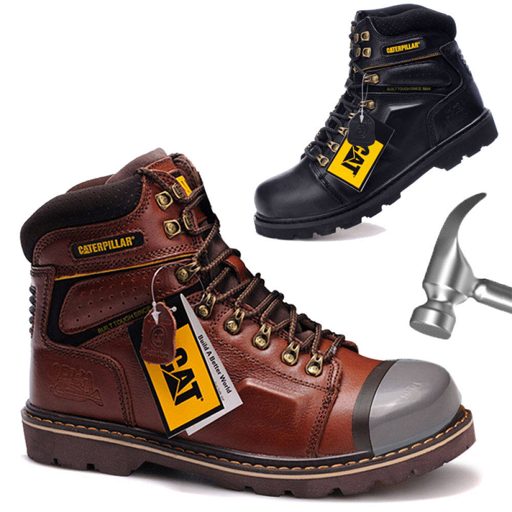Caterpillar first layer leather boots high thumbnail
