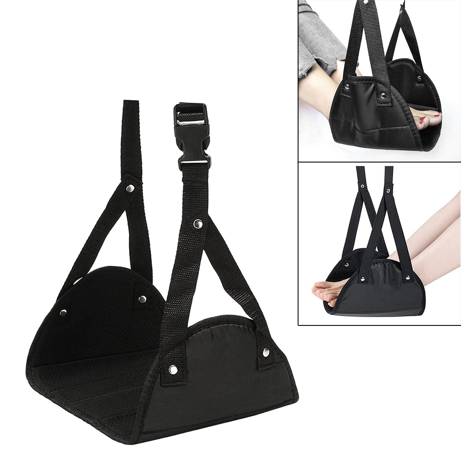 MagiDeal Comfort Airplane Footrest Travel Flying AT Work for Feet Foot Heel Hammock