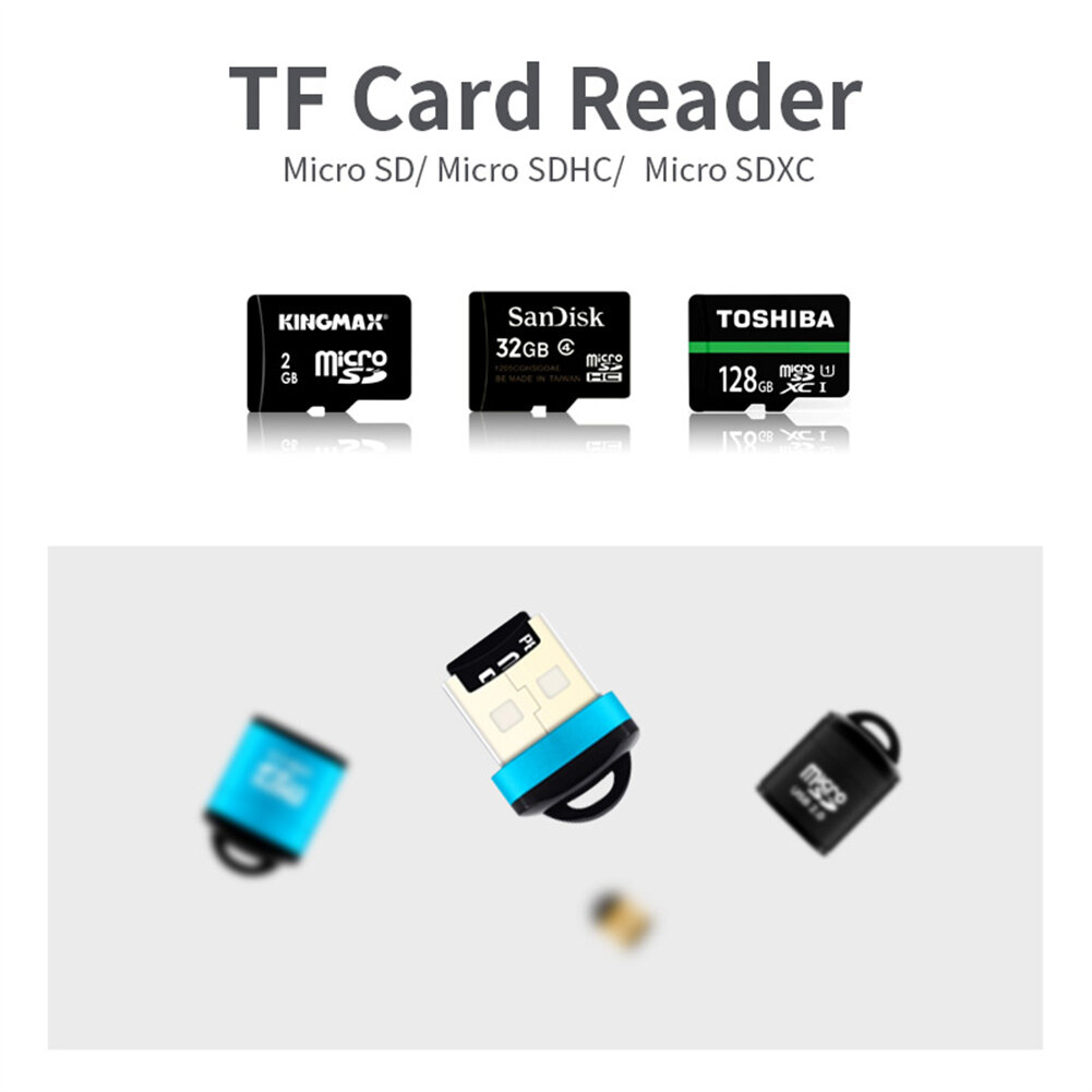 Usb Micro Sd/tf Card Reader Usb 2.0 Hi-speed Mini Usb Adapter Laptop Accessories