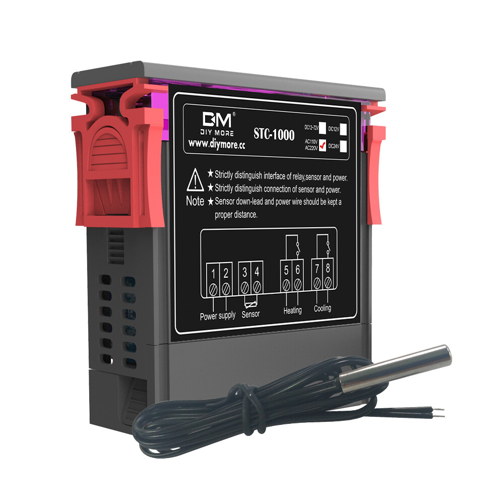 Shockley Digital Temperature Controller Thermostat Thermoregulator incubator Relay LED 10A Heating Cooling STC-1000 STC 1000 110V 220V