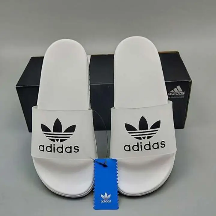 adidas flat slippers