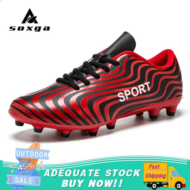 Soxga New Football Boots Soccer Shoes Men Football Shoes For Sale Kids Cleats Indoor Soccer Shoes Black {free Shipping} By Soxga