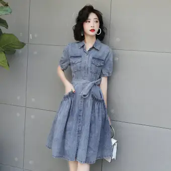 womens denim summer dress