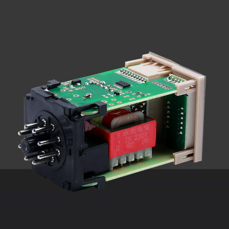 AC/DC 12V 24V 220V 380V DH48S-S Programmable Digital time relay cycle control Time Delay Relay Socket with Base