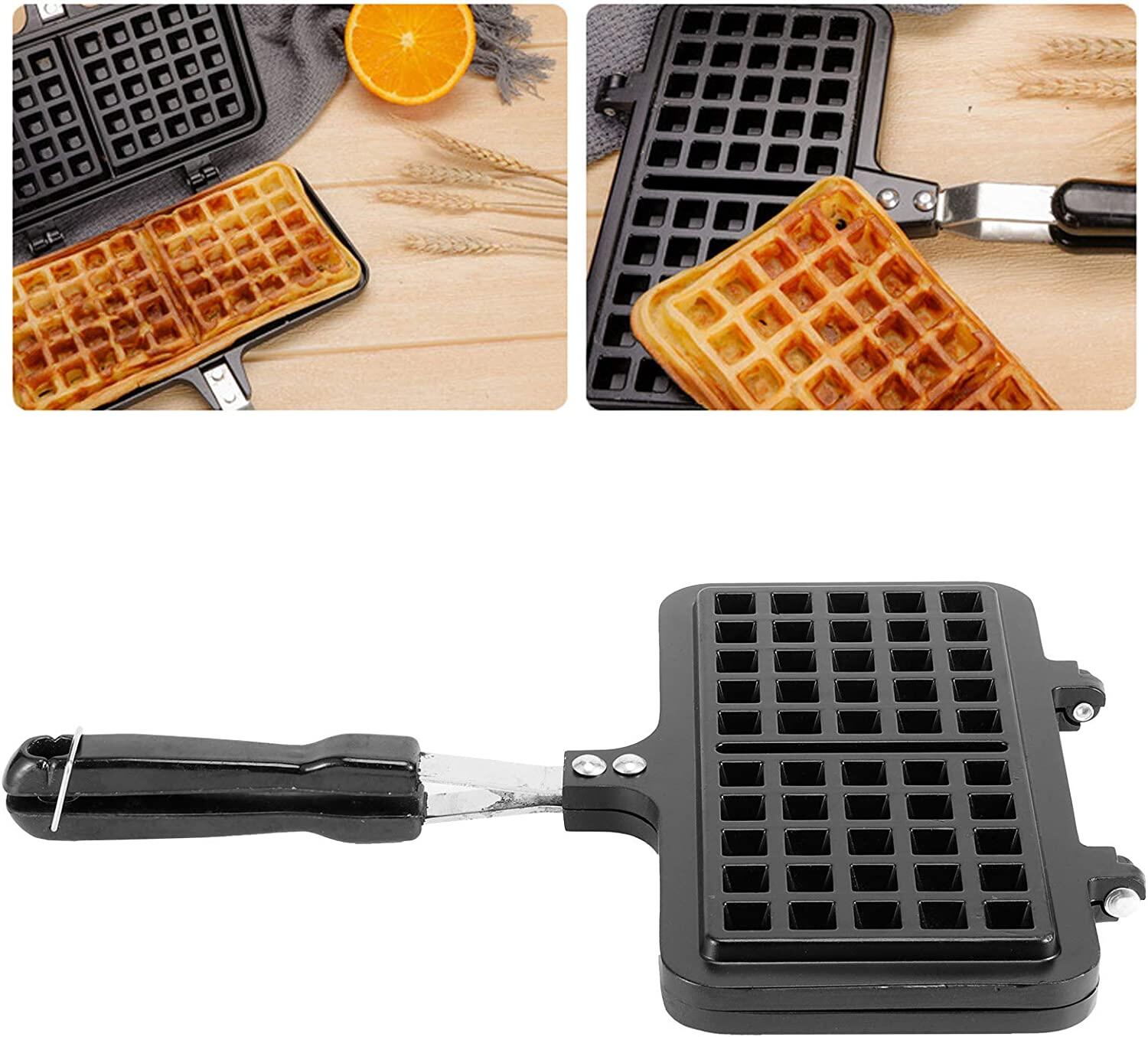 Double Head Waffle Pan Waffle Mold Breakfast Maker NonStick Belgian