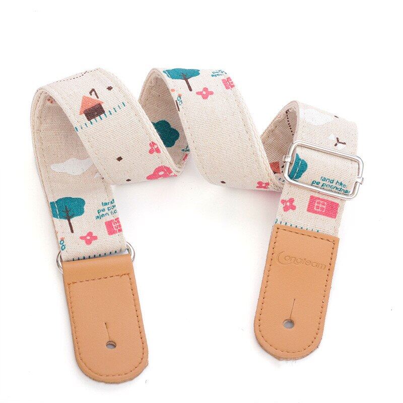 FyjhUkulele Strap Colorful Dedicated Shoulder Widen Neck Tripe Ukelele Thicken Guitar Guitarra Hook Accessories Personalized