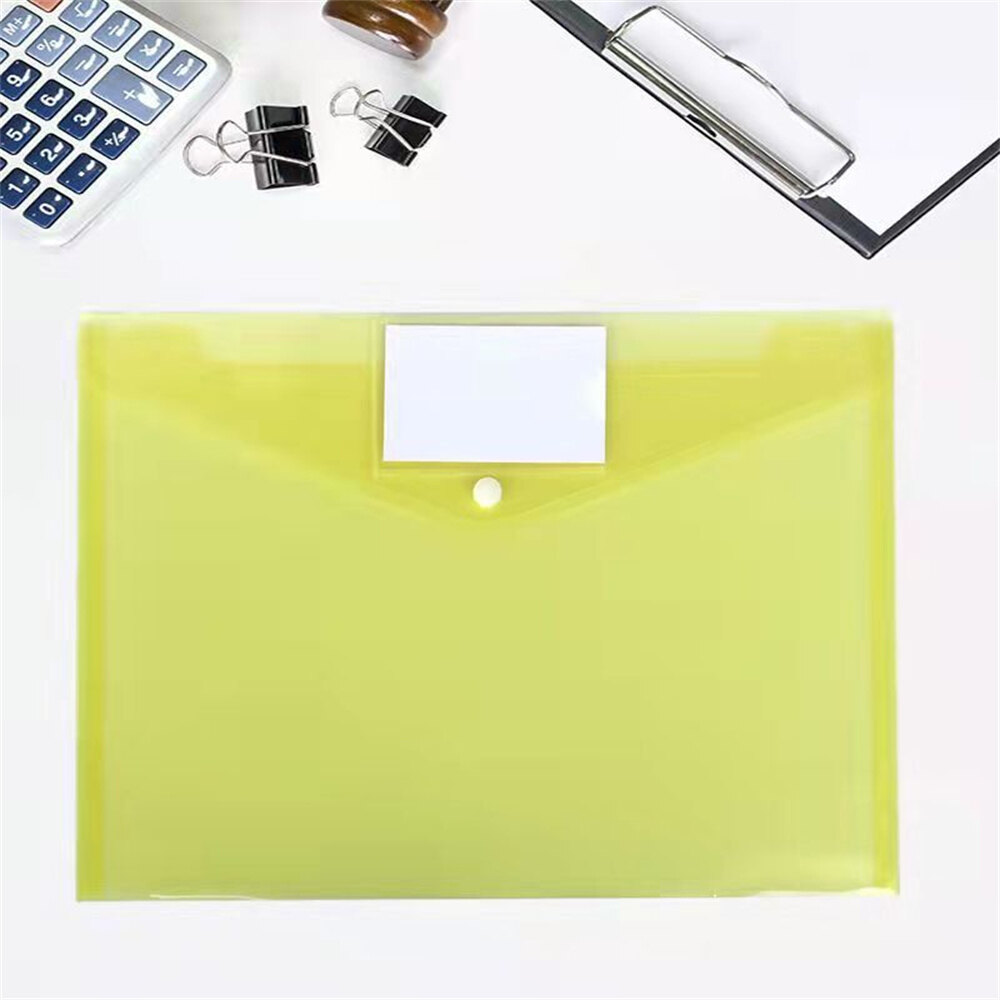 Student Stationery Pouch School Document Organizer Student Folder Organizer Information Pocket Filing Bag Transparent Document Storage Pouch