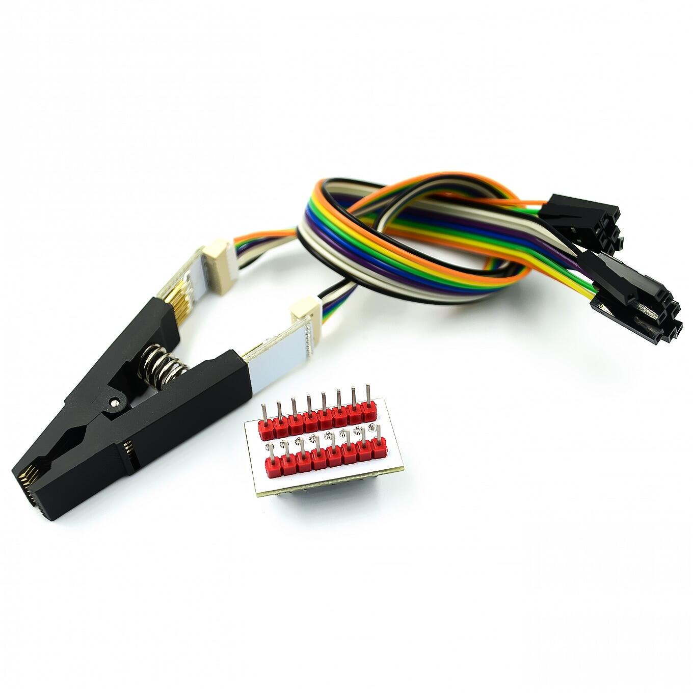 Mô-đun Lập Trình USB BIOS EEPROM Flash Sê-ri CH341A 24 25 + Kẹp Kiểm Tra SOIC8 SOP8 Cho EEPROM 93CXX / 25CXX / 24CXX