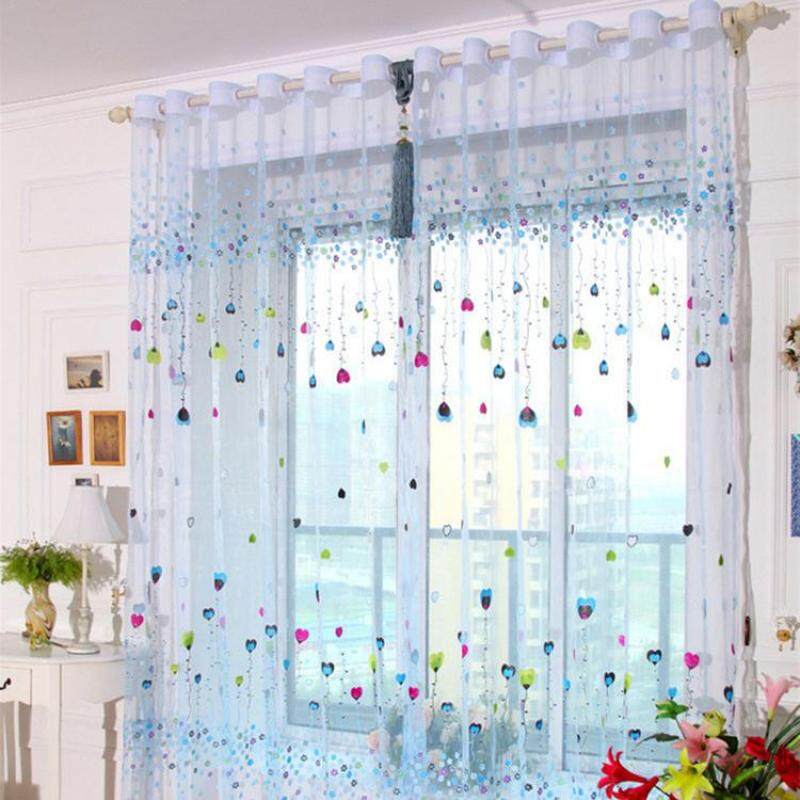 Rèm Thêu Cá Voi BHOME, Sàng Lọc Cửa Sổ Thoáng Khí Ba Chiều Cho Phòng Ngủ Phòng Khách