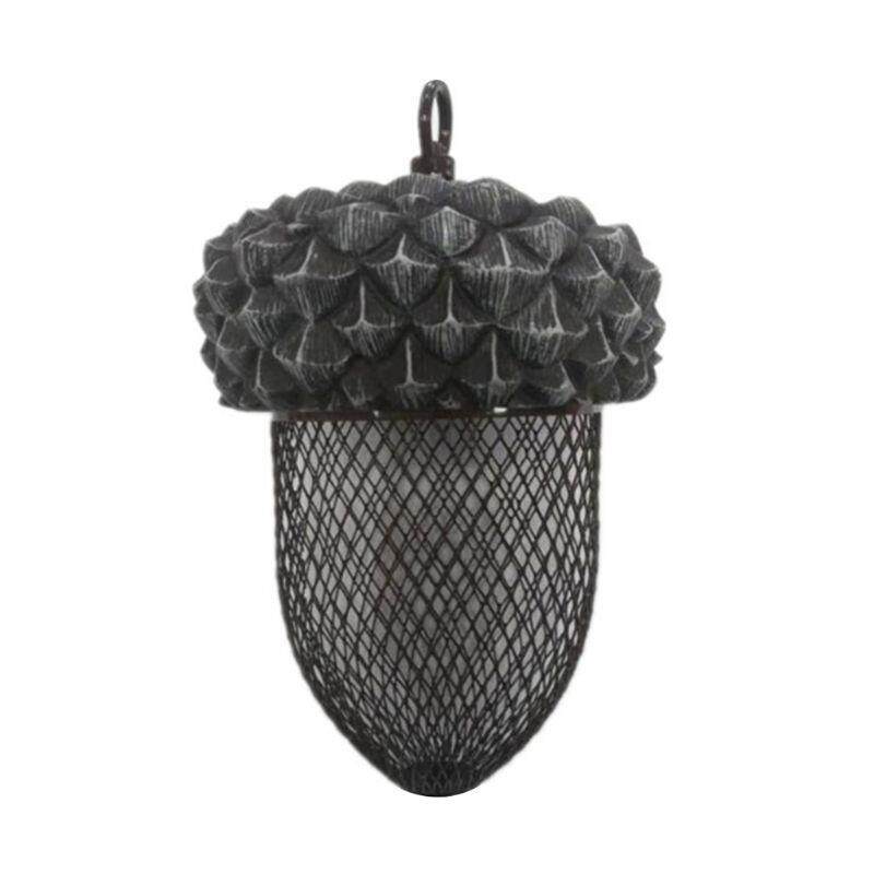 Dễ Thương Acorn Hình Chim Tự Động Ăn Bóng Cookie Mỡ Ngoài Trời Haning Lưới Thực Phẩm Phân Phối Sóc Công Cụ Cho Ăn