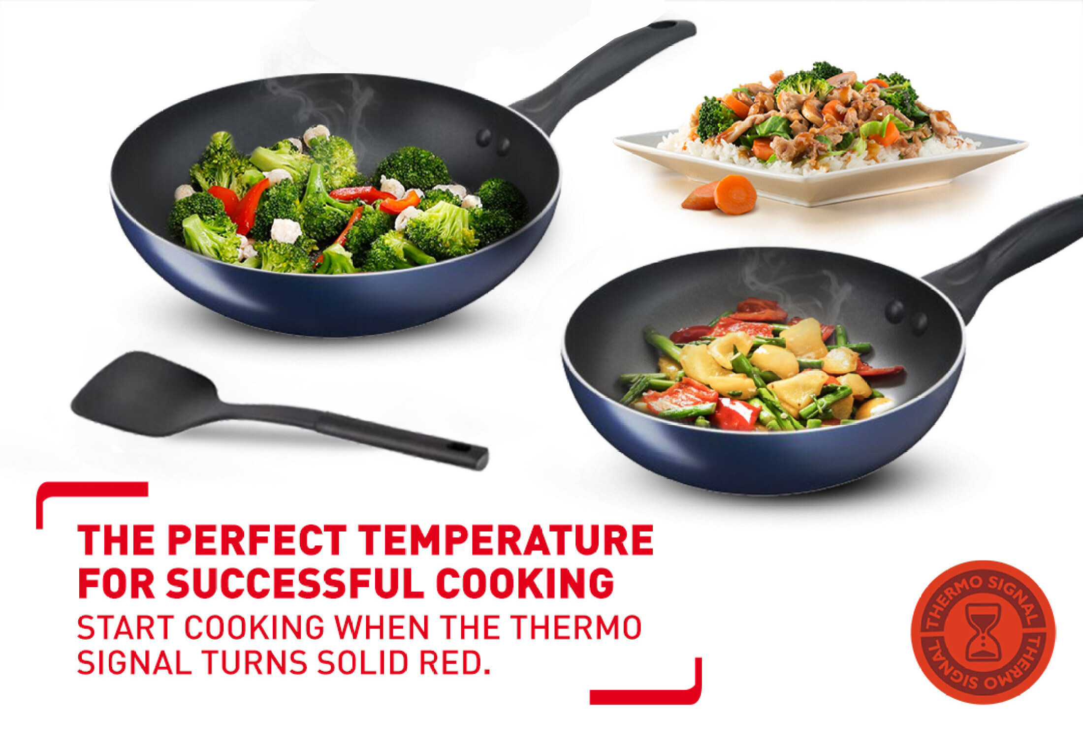 IDEALS LIVING Tefal Clear Cook 3 piece Non Stick Cookware Set B266S3 B266S395 Wokpan Frypan Periuk Pot Pan Wok Kuali | Lazada