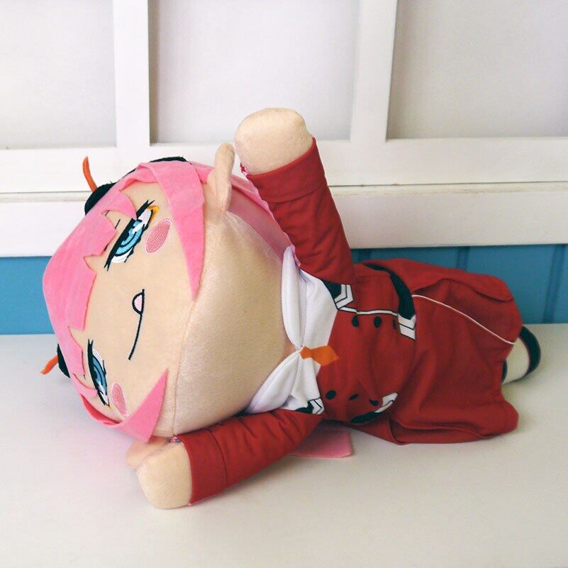zero two plushie that says darling