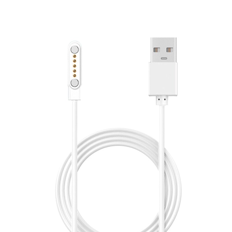 USB 2.0 Male to 5 Pin 12mm Space Strong Magnetic Suction Charge Cable Fast Charging Stand Cord Compatible for Smartwatch