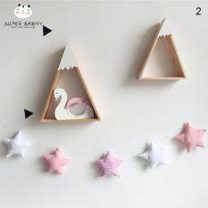 SBY 1 bộ Treo Tường Trang Trí 5-Ngôi Sao Dây cho Phòng Bé Đạo Cụ Chụp Ảnh 1.5 M