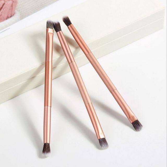 Cọ Đánh Sáng Lông Mày Trang Điểm Mắt Hai Đầu Đa Dụng Dụng Cụ Trang Điểm Chuyên Nghiệp