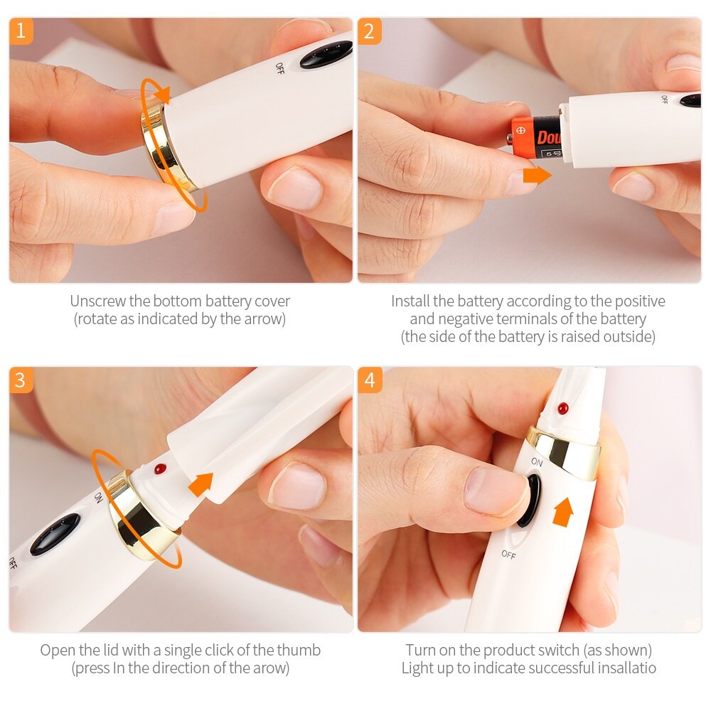 foreverlily Eyelash Curler Heating Lasting Shaping Durable Eye Beauty Makeup Tools