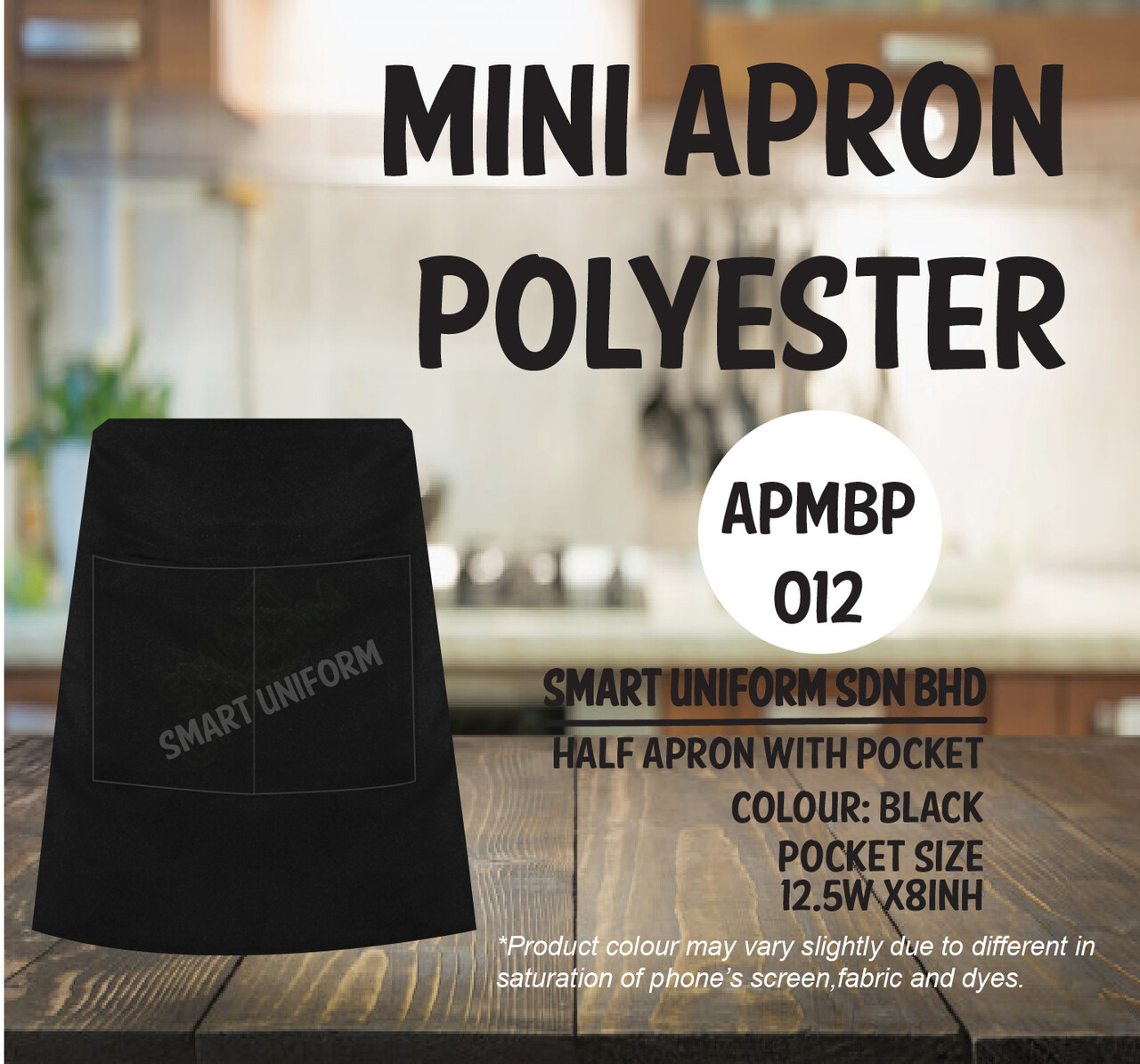 Smart Uniform Mini Apron Polyester Lazada