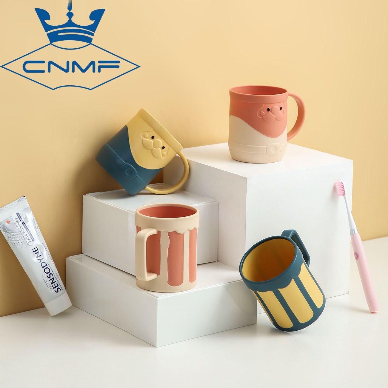 CNMF Gargle Cup Simple Cute Student Girl Dormitory Brushing Cup Creative Children Couple Tooth Cylinder