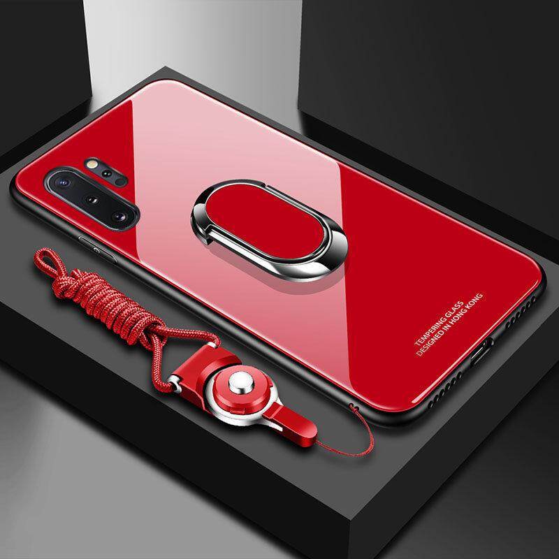 For Samsung Galaxy Note 10 Plus + / Note10 + 6.8-inch Case Tempered Glass Back Cover Mobile Accessories Phone Cases Shell