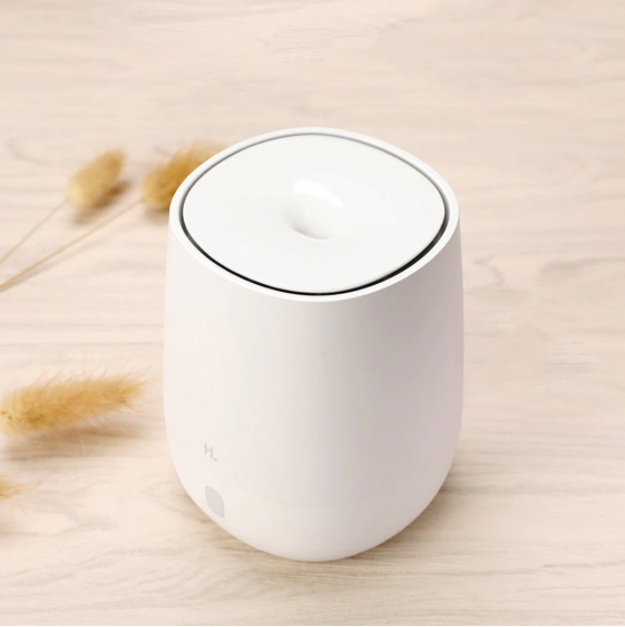 Original Xiaomi HL Aromatherapy Diffuser Humidifier Air Dampener Aroma Diffuser Machine Essential Oil Ultrasonic Mist Maker Quiet with Nightlight for Car Home Office Yoga 120ml
