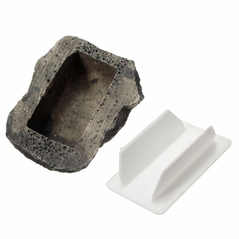 Fake Rock Key Hider Waterproof Dustproof Realistic Shape Safe Stone Key Box for Home