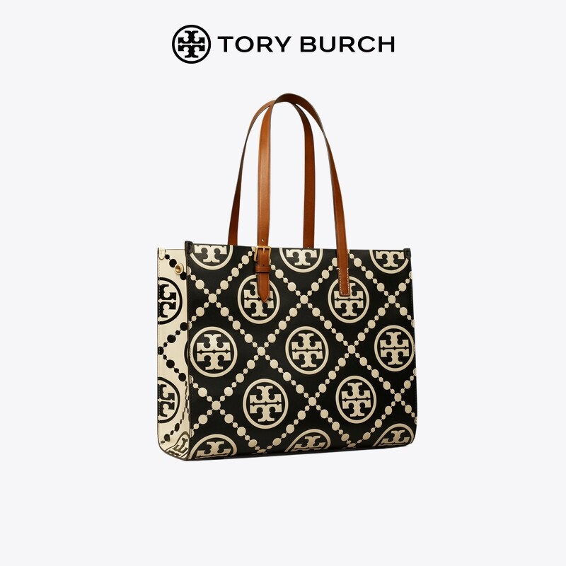 TORY BURCH T MONOGRAM กระเป๋าถือลายนูนขนาดกลาง 138919 ราคา 5,881 บาท*ส่งฟรี
