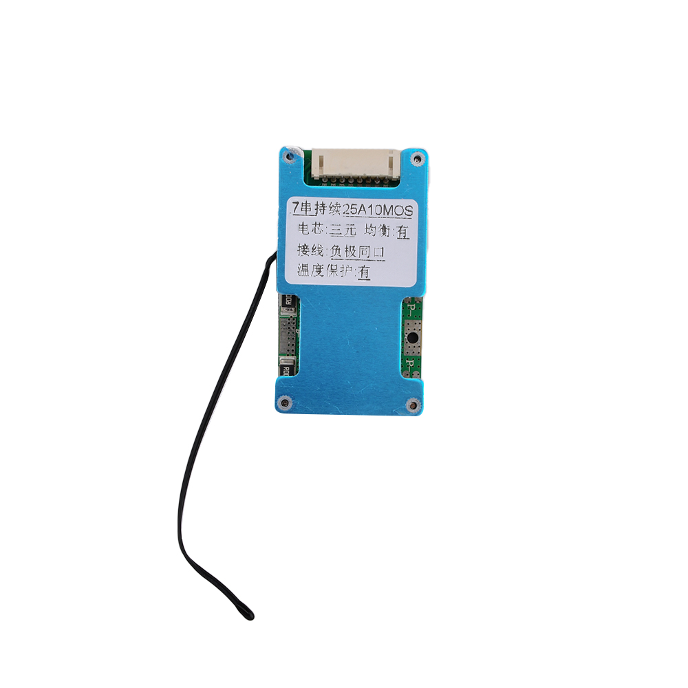 LANGTU 24V 20A 7S Lithium 18650 Battery BMS Protection Board with Balancing Stable Protective Functions for Charge Protection