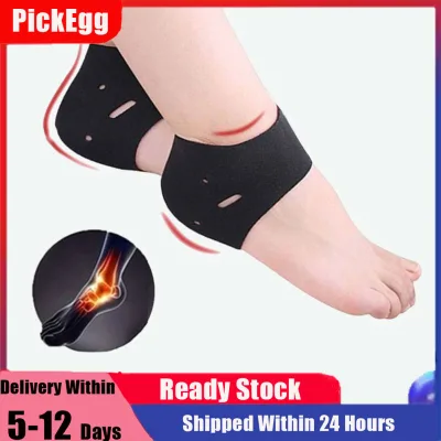 PickEgg 2Pcs Plantar Fasciitis Therapy Wrap Heel Foot Pain Arch Support Ankle Brace Heel Warm Protector Insole Orthotic
