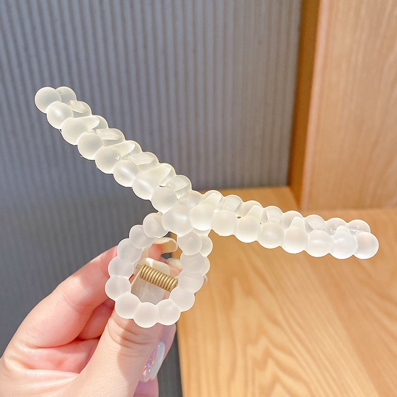 Korean Style Large Transparent Hair Clips Multiple Colors Optional