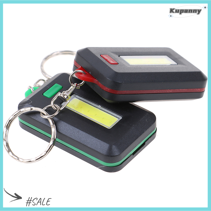 Kupanny Cob flashlight keychain mini led flashlight portable outdoor emergency light