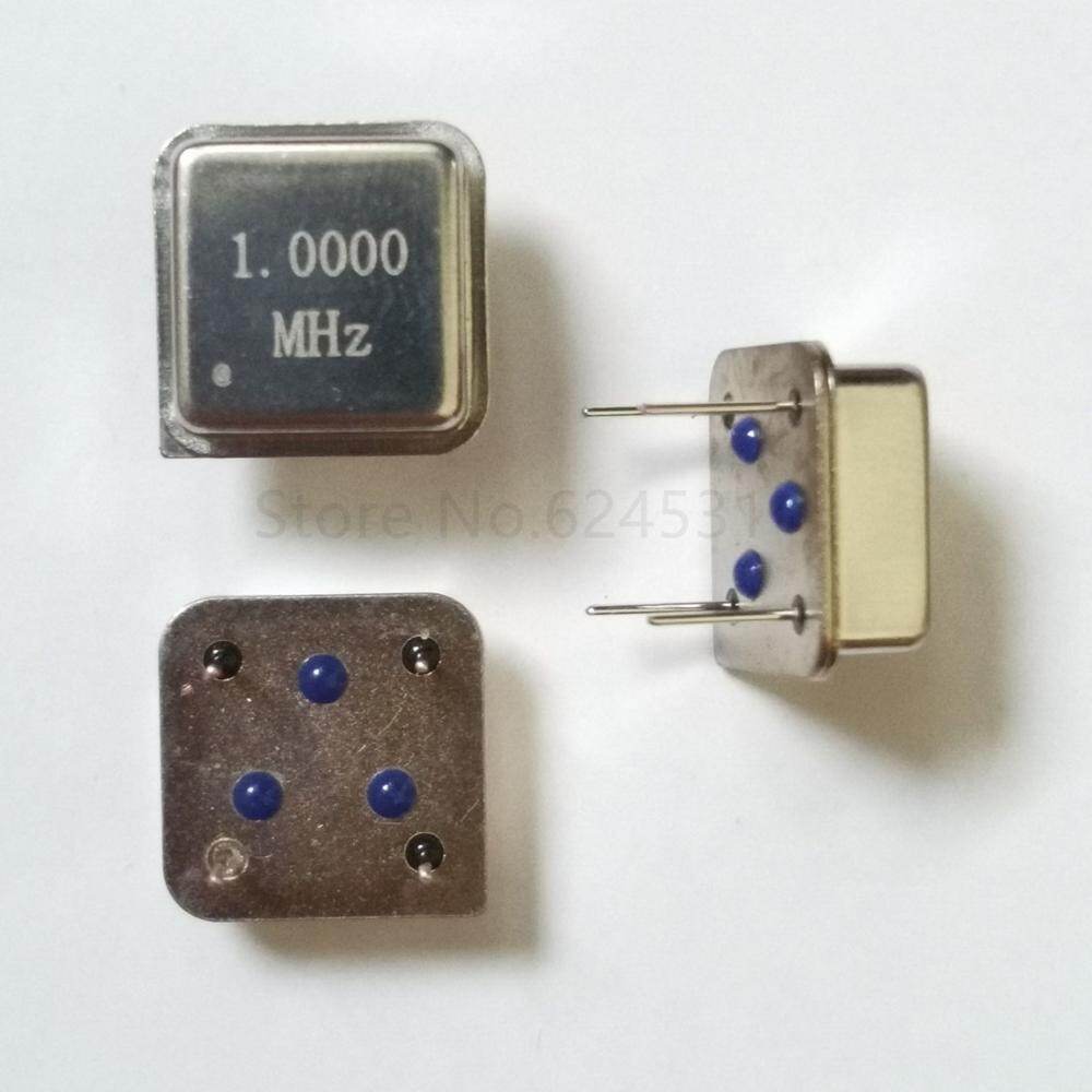 10pcs 1m 1mhz 1.000m in-line active crystal oscillator clock square half size dip-4 osc