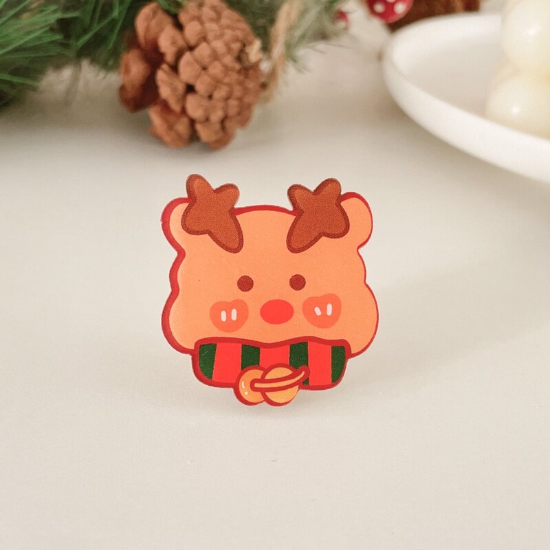 New Korean Brooch Fashion Cute Cartoon Brooch Pin For Woman Girls Clothes Bag Decoration Gift Accessories