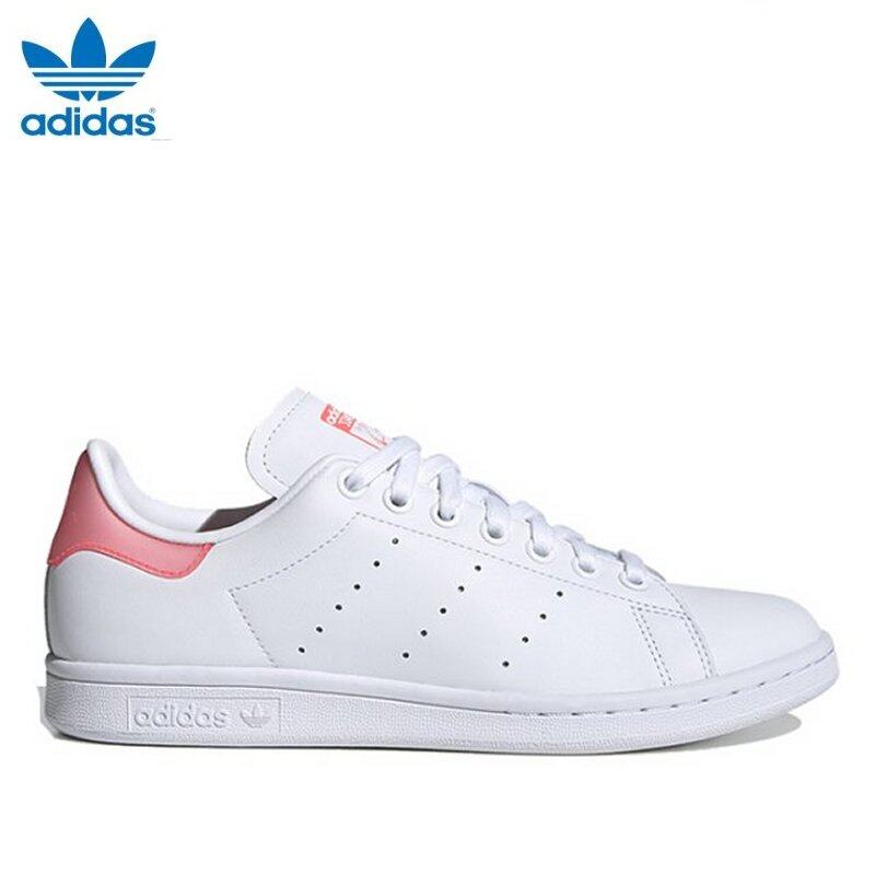 white and pink stan smith womens