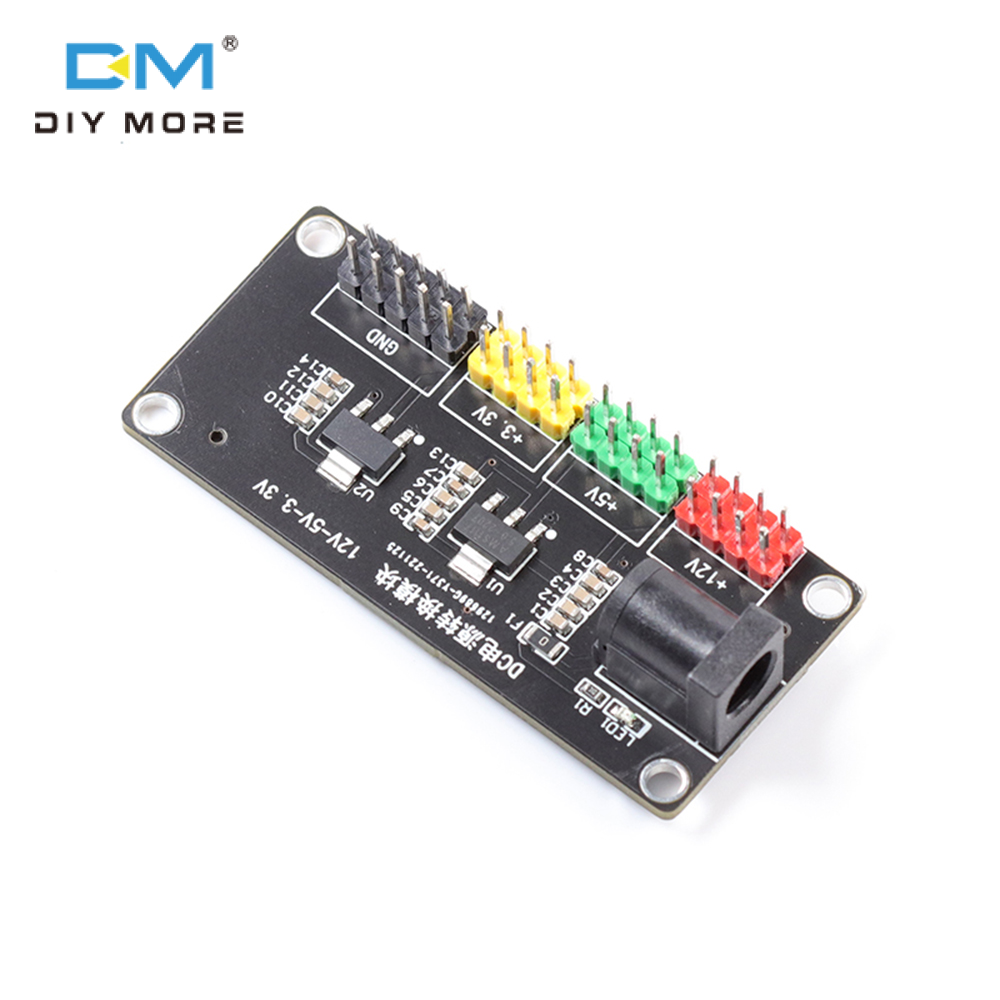 diymore DC-DC 12 V Đến 3.3 V / 5 V / 12 V Máy Chuyển Đổi Điện Áp Đa Đầu Ra Bước Xuống Mô-đun Nguồn Với Bộ Chuyển Đổi Điện