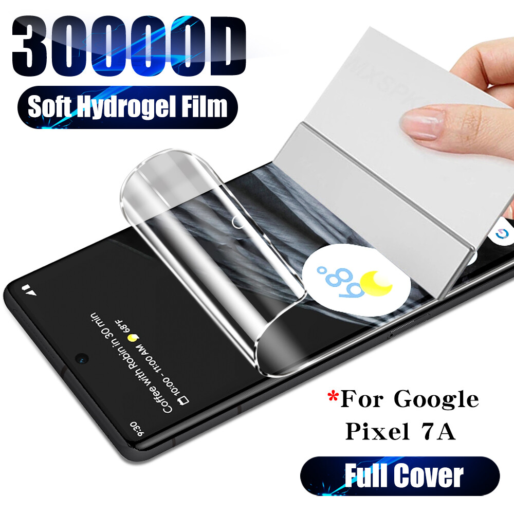HD Hydrogel Film For Google Pixel 7A Screen Protector Camera Protection Google Pixel 7A Soft Glass