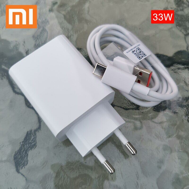 Redmi Note 10 9 Pro Fast Charger 33W Turbo Charge Type C For Mi 11 10 10T 9 Poco F3 X3 F2 Redmi Note 9 9S 10 K30 K40 Pro