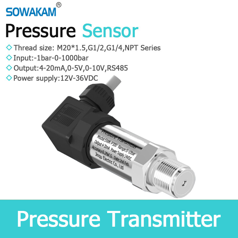 Pressure Transmitter Measurement -1bar-0-1000bar Water Gas Oil Liquid ...