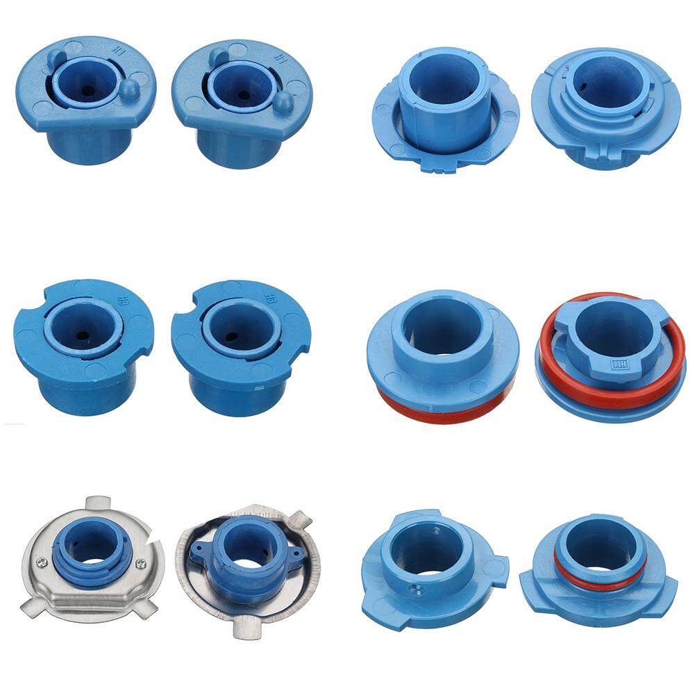 2Pcs H1/H3/H4/H7/H11/HB3 LED Headlight Bulb Base Adapter Socket Retainer
