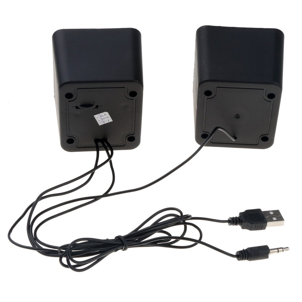 【HOT NEW】 2PCS/Set Mini Computer Speaker USB Wired Speakers Universal Stereo Sound Surround Loudspeaker For Laptop Notebook
