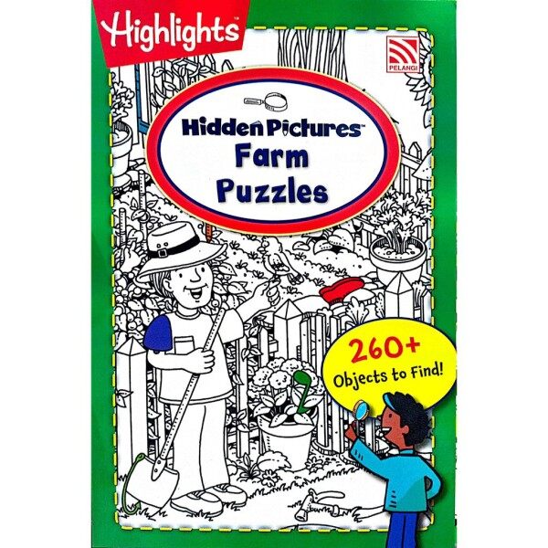 Hidden Pictures Highlights on the Go: Farm Puzzles | 260 + Objects to Find | English Malaysia